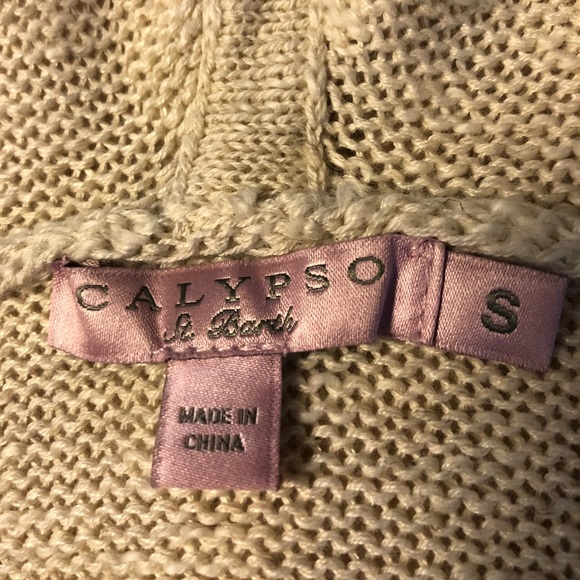 Calypso st. Barth knit, tasseled hoody. - Picture 8 of 8